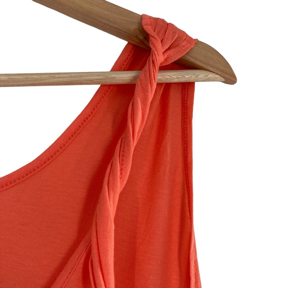 Melrose + Market Twist Strap Tank Top Melon Orange Summer Nordstrom